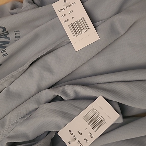 NWT MENS ORIGINALS BROOKLYN CLOTH GREY BUTTON DOWN SHORT SIZES M & L - Picture 8 of 8